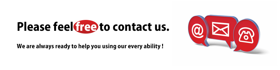 fell free to contact us