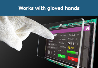 Works with gloved hands