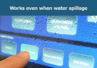 Works even when water spillage
