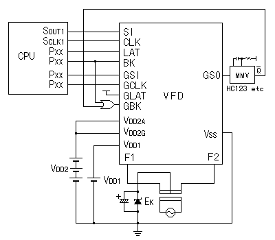 Fig.12 Application Circuit for Multiplex Drive Type